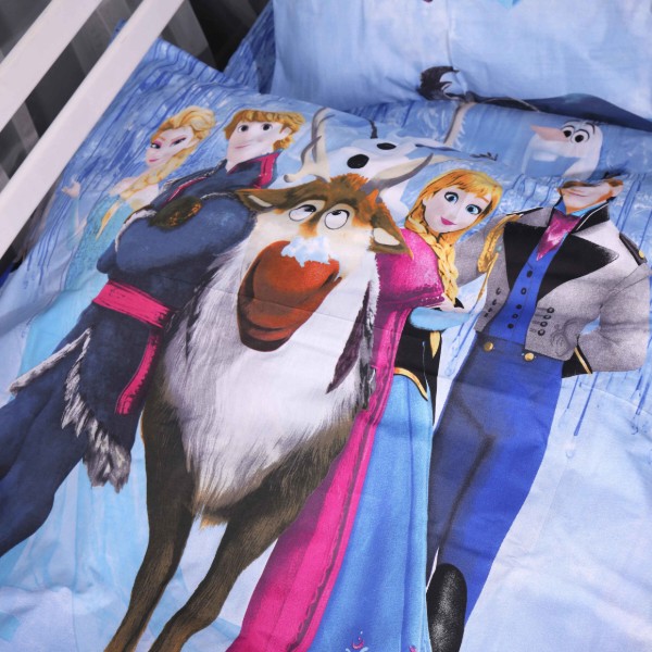 Фото - Комплект постільної білизни дитячий MirSon 110х140 см Kids Time 17-0894 Frozen Team Бязь (2200012392331)